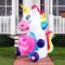 5 ft. Inflatable Cute Unicorn with Sweet Heart Decor